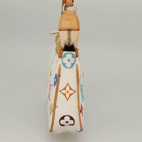 LOUIS VUITTON Multicolor Pochette Accessoires Pouch White - Picture 3 of 16